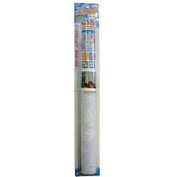 窓 シート 飛散防止 UVカット 46cm丈×90cm巻 複層ガラス・網入りガラス対応 大革命アルファ 飛散防止効果のある窓飾りシート ホワイトフラワー GH-4601
