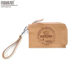 VA-248801 [スヌーピー Fレザー ジップケース ブラウン NATURE]