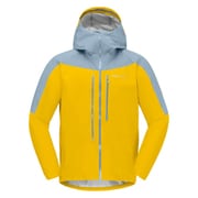 フォルケティン ゴアテックス パックライト ジャケット falketind Gore-Tex Paclite Jacket M 1201812220 Sulphur/Blue Fog Mサイズ [アウトドア 防水ジャケット メンズ]
