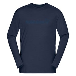 フォルケティン エコライザー メリノ ラウンドネック falketind equaliser merino round Neck M 1201820220 Indigo Night Sサイズ [アウトドア カットソー メンズ]