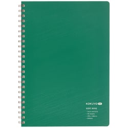 ソフトリングノート KOKUYO ME（コクヨミー） A5（210×148mm） 5mm方眼罫 50枚 ピーマン KME-SR931S5G