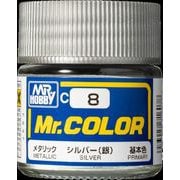 Mr.カラー C8 シルバー [模型用塗料]