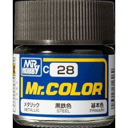 Mr.カラー C28 黒鉄色 [模型用塗料]