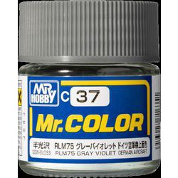 Mr.カラー C37 RLM75 グレーバイオレット ドイツ空軍機上面色 [模型用塗料]