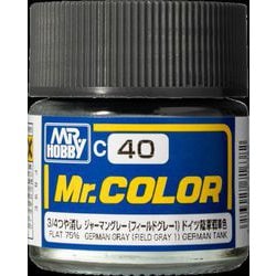 Mr.カラー C40 ジャーマングレー（フィールドグレー（1）） [模型用塗料]