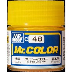 Mr.カラー C48 クリアーイエロー [模型用塗料]