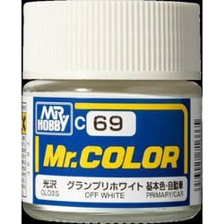 Mr.カラー C69 グランプリホワイト [模型用塗料]