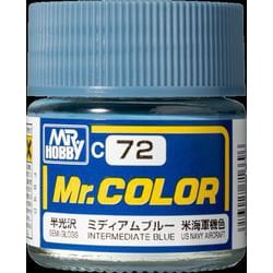 Mr.カラー C72 ミディアムブルー [模型用塗料]
