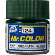Mr.カラー C124 暗緑色（三菱系） [模型用塗料]