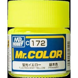 Mr.カラー C172 蛍光イエロー [模型用塗料]