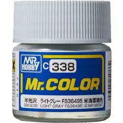 Mr.カラー C338 飛行機模型用 ライトグレー FS36495 [模型用塗料]