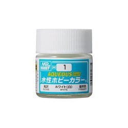 水性ホビーカラー H1 ホワイト（白） [模型用塗料]