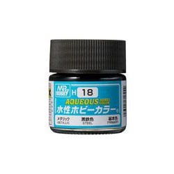水性ホビーカラー H18 黒鉄色 [模型用塗料]