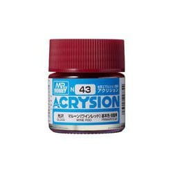 水性カラー アクリジョン N43 マルーン [模型用塗料]
