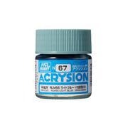 水性カラー アクリジョン N67 RLM65 ライトブルー [模型用塗料]