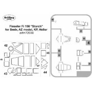 M72030 1/72 Fi156 シュトルヒ 塗装マスクシール （スマー・KPモデル用） [プラモデル用品]