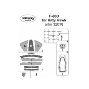 M32018 1/32 F-86D 塗装マスクシール （キティホーク用） [プラモデル用品]