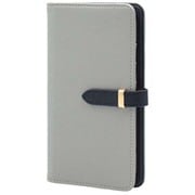 BD-IP11P-03GR [iPhone 11 Pro用ケース 手帳型 ベルテッド スマホケース シンプル スタンド機能 エレガンテ Elegante/グレー]
