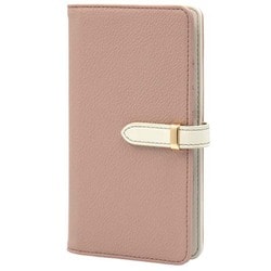 BD-IP12-04GP [iPhone 12/12 Pro用ケース 手帳型 ベルテッド スマホケース シンプル スタンド機能 エレガンテ Elegante/グレイッシュピンク]
