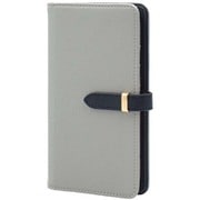 BD-IP12PM-03GR [iPhone 12 Pro Max用ケース 手帳型 ベルテッド スマホケース シンプル スタンド機能 エレガンテ Elegante/グレー]