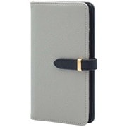 BD-XP1-4-03GR [Xperia 1 Ⅳ用ケース 手帳型 ベルテッド スマホケース シンプル スタンド機能 エレガンテ Elegante/グレー]