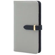 BD-XP10-3-03GR [Xperia 10 III/Xperia 10 III Lite用ケース 手帳型 ベルテッド スマホケース シンプル スタンド機能 エレガンテ Elegante/グレー]