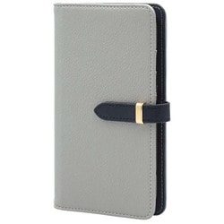 BD-XP10-4-03GR [Xperia 10 Ⅳ用ケース 手帳型 ベルテッド スマホケース シンプル スタンド機能 エレガンテ Elegante/グレー]