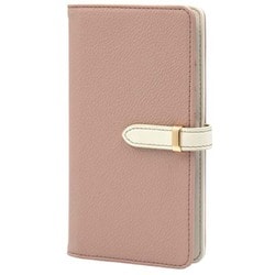BD-XP10-4-04GP [Xperia 10 Ⅳ用ケース 手帳型 ベルテッド スマホケース シンプル スタンド機能 エレガンテ Elegante/グレイッシュピンク]