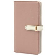 Galaxy S22用ケース 手帳型 ベルテッド スマホケース シンプル スタンド機能 エレガンテ Elegante/グレイッシュピンク BD-GAS22-04GP