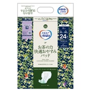 エルモア いちばん お茶の力 快適おやすみパッド 24枚 [大人用尿とりパッド 多量タイプ大判夜用 家庭用]