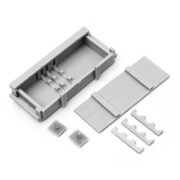 MM451 1/16 WWII ドイツ タイガーI重戦車用 8.8cm KwK 36 L/56 徹甲弾用弾薬箱 2個入 [プラモデル用パーツ]