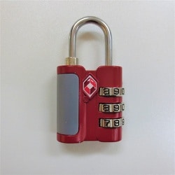 UG-TSA-530 レッド [TSA3連ダイヤル南京錠]