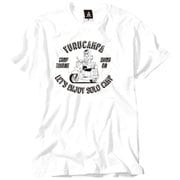 ゆるキャン△ キャンプツーリング Tシャツ ホワイト Lサイズ [キャラクターグッズ]