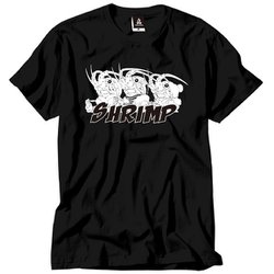 ゆるキャン△ 海老 Tシャツ ブラック Lサイズ [キャラクターグッズ]