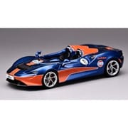 CM64-Elva-11 1/64 マクラーレン Elva Gulf ブルー/オレンジ [ダイキャストミニカー]
