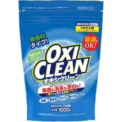 オキシクリーン つめかえ用 1000g [漂白剤 粉末 洗濯 掃除 無香料 消臭 除菌]