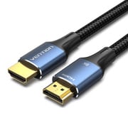 HDMIケーブル HDMI2.1 ウルトラハイスピード 8K対応 コットンケーブル ブルー 1.5m AL-1178