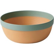 ボウル 13.5cm MUSUBI 山中塗 プラスチック ナチュラルブラウン グリーン 22-459942