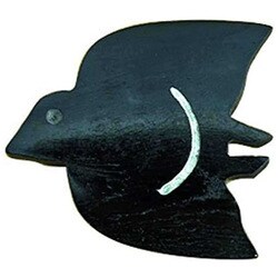 箸置き 4.5cm BONE チドリ 水牛の骨 ブラック BOHACHBK