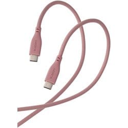 USB Type-C to Type-C 2m PD 60W対応 シリコン素材 モーブブラウン MPA-CCSS20BR