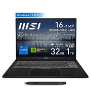 ノートパソコン/Summit E16Flip A13V/16型/Core i7-1360P/GeForce RTX 4060/メモリ 32GB/SSD 1TB/Windows 11 Pro Summit-E16Flip-A13VFT-306JP