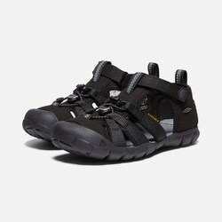 シーキャンプ II シーエヌエックス SEACAMP II CNX 1027418 Black/Grey YOUTH 1(20cm) [サンダル キッズ]