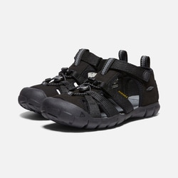 シーキャンプ II シーエヌエックス SEACAMP II CNX 1027418 Black/Grey YOUTH 3(22cm) [サンダル キッズ]