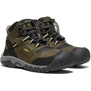 リッジ フレックス ミッド ウォータープルーフ RIDGE FLEX MID WP 1026664 Dark Olive/Dusky Citron YOUTH US3(22cm） [トレッキングシューズ キッズ]