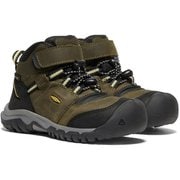 リッジ フレックス ミッド ウォータープルーフ RIDGE FLEX MID WP 1026665 Dark Olive/Dusky Citron LITTLE KIDS US12(18.5cm） [トレッキングシューズ キッズ]