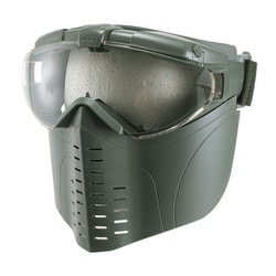ファン付フルフェイスプロゴーグル レンジャーグリーン [エアソフトガン用品]