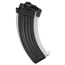No.242 次世代電動ガン AK47共通 90連マガジン ホワイト [エアソフトガン用品]