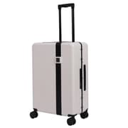 電動アシストスーツケース 旅行日数目安：3～5泊 60L TSAロック搭載 スマートアシスト機能 静音キャスター MOOBOT スマートアシストスーツケース ホワイト Mサイズ