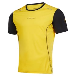 トレーサーTシャツM Tracer T-Shirt M P71 100900 イエロー/ブラック Sサイズ [ランニングウェア シャツ メンズ]