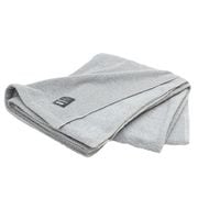 HPTK1833-05 [綿混パイルのタオルケット タオル地 ふんわりタッチ シングルサイズ（約140×190cm） グレイ]